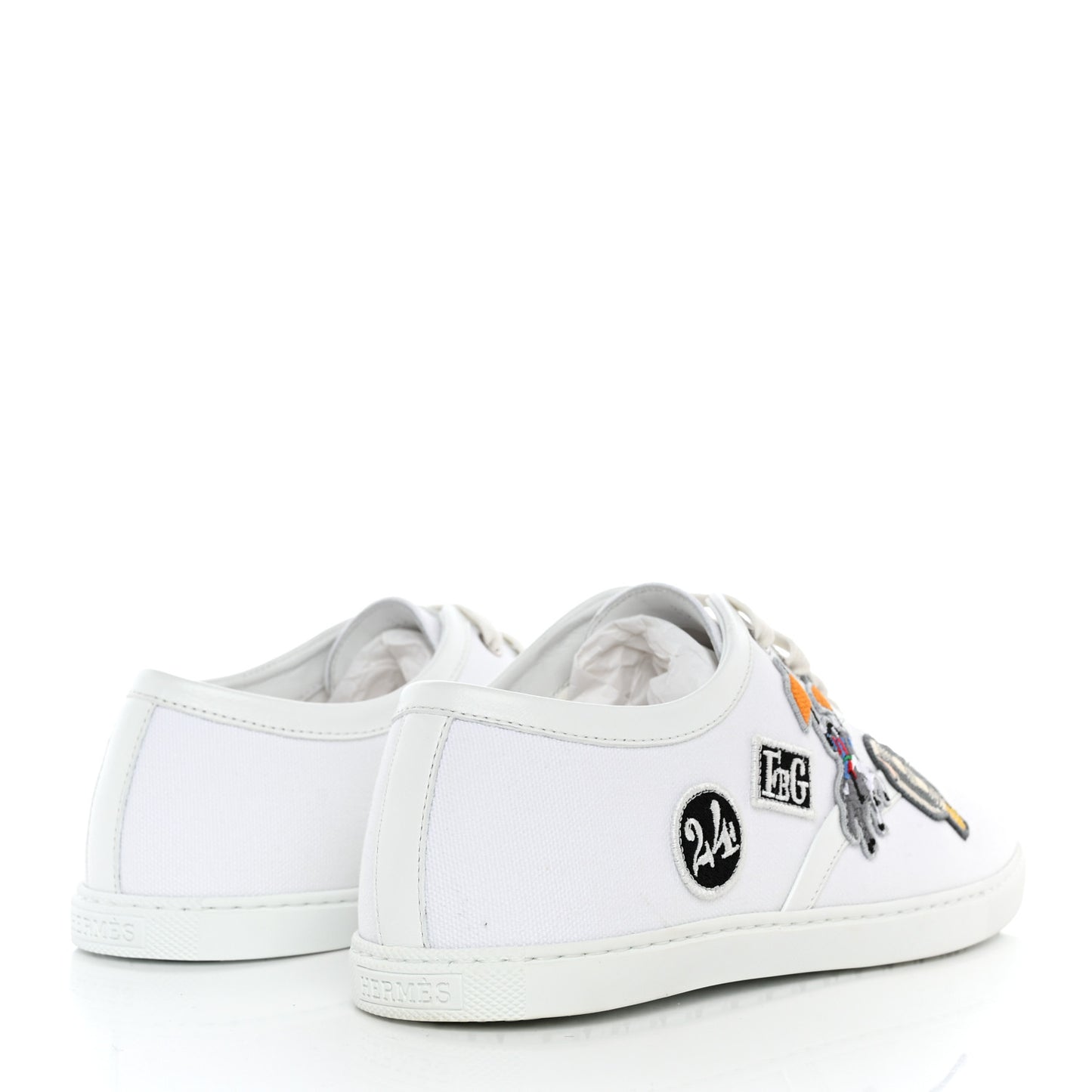 Canvas Embroidered Innocent Sneakers 39 White