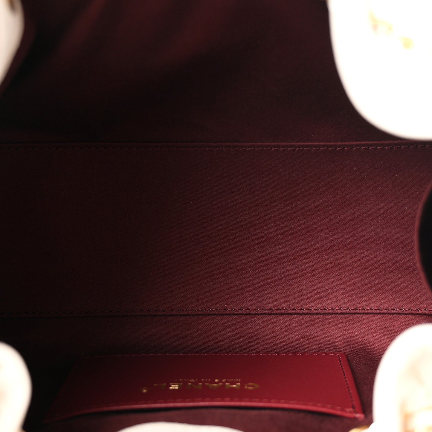 Caviar Quilted Mini Chanel 25 Handbag White