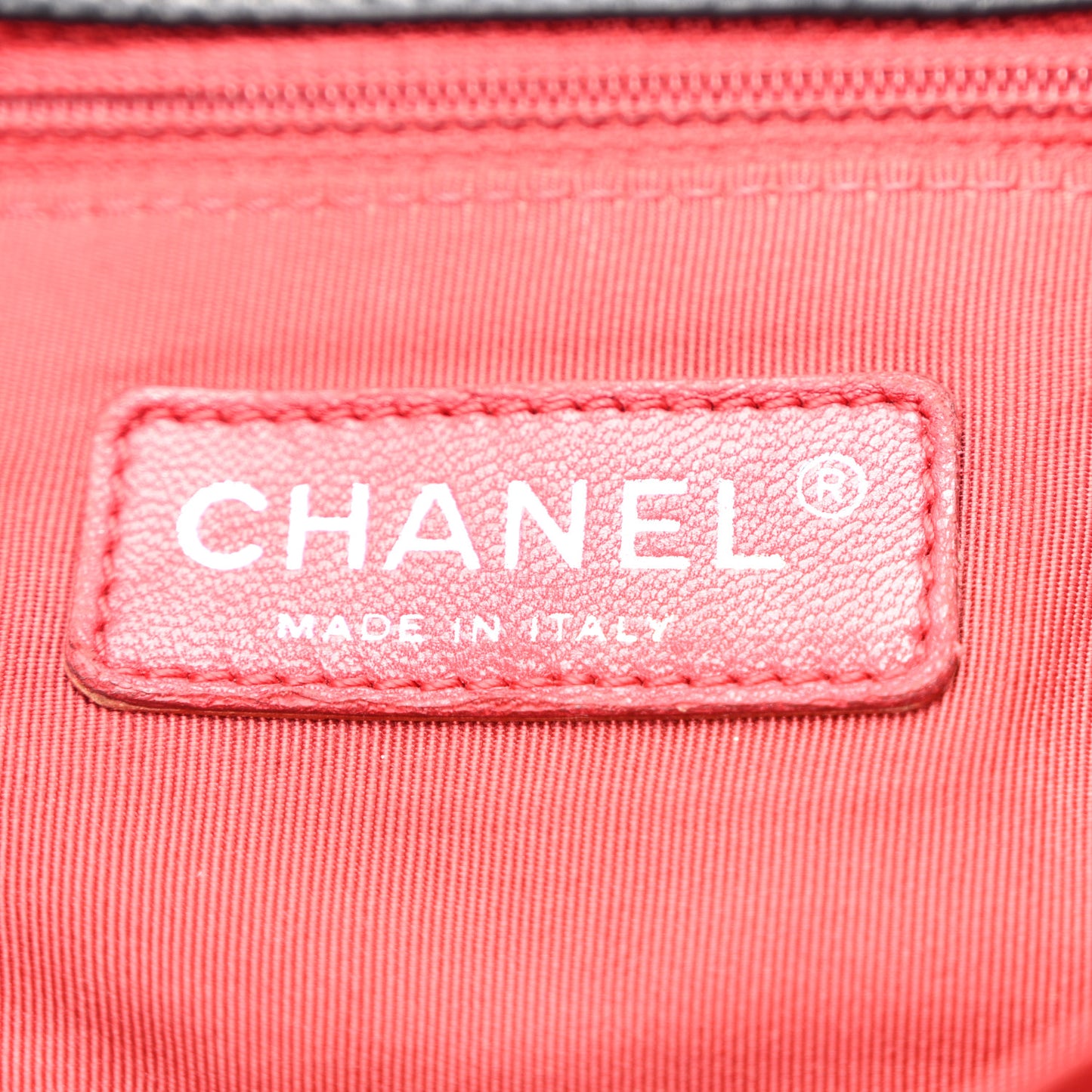 Calfskin Ultra Stitch Oversize Flap Black