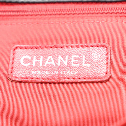 Chanel Calfskin Ultra Stitch Oversize Flap Black 6 of 10