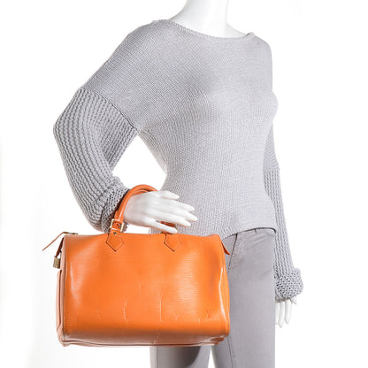 Louis Vuitton Epi Speedy 30 Mandarin 2 of 7