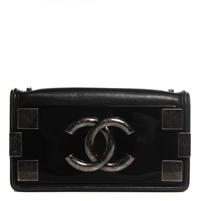 Chanel Lambskin and Plexiglass Boy Brick Flap Black 1 of 7