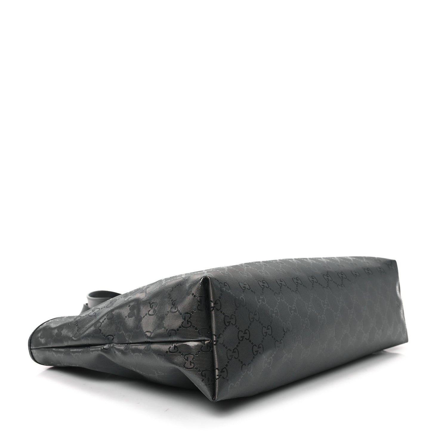 Imprime Monogram Medium Zippered Shopping Tote Pewter