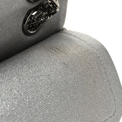 Chanel Metallic Canvas Space Charms 2.55 Reissue 226 Flap Silver 13 of 13