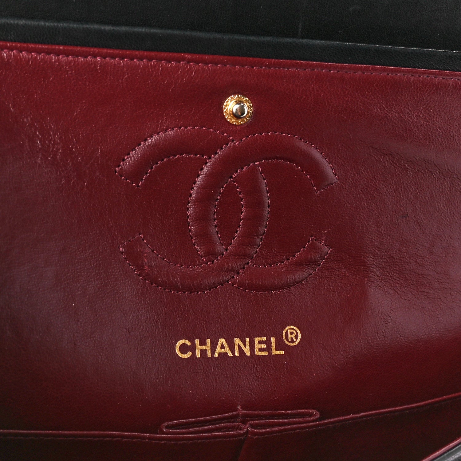 Chanel Lambskin Quilted Small Double Flap Black 6 of 12
