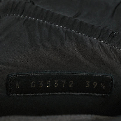 Chanel Calfskin Nylon CC Ankle Snow Boots 39.5 Black 6 of 10