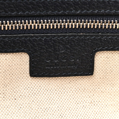 Gucci GG Supreme Monogram Textured Calfskin Web Medium Ophidia Shopping Tote Beige Blue 6 of 11