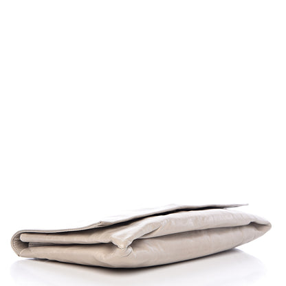 Prada Nappa New Look Fold Over Clutch Alluminio 4 of 10