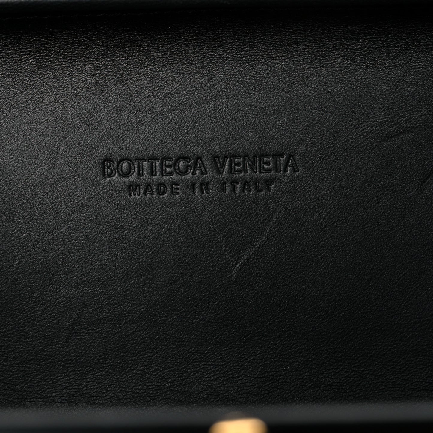 Nappa Intrecciato Knot Clutch Black