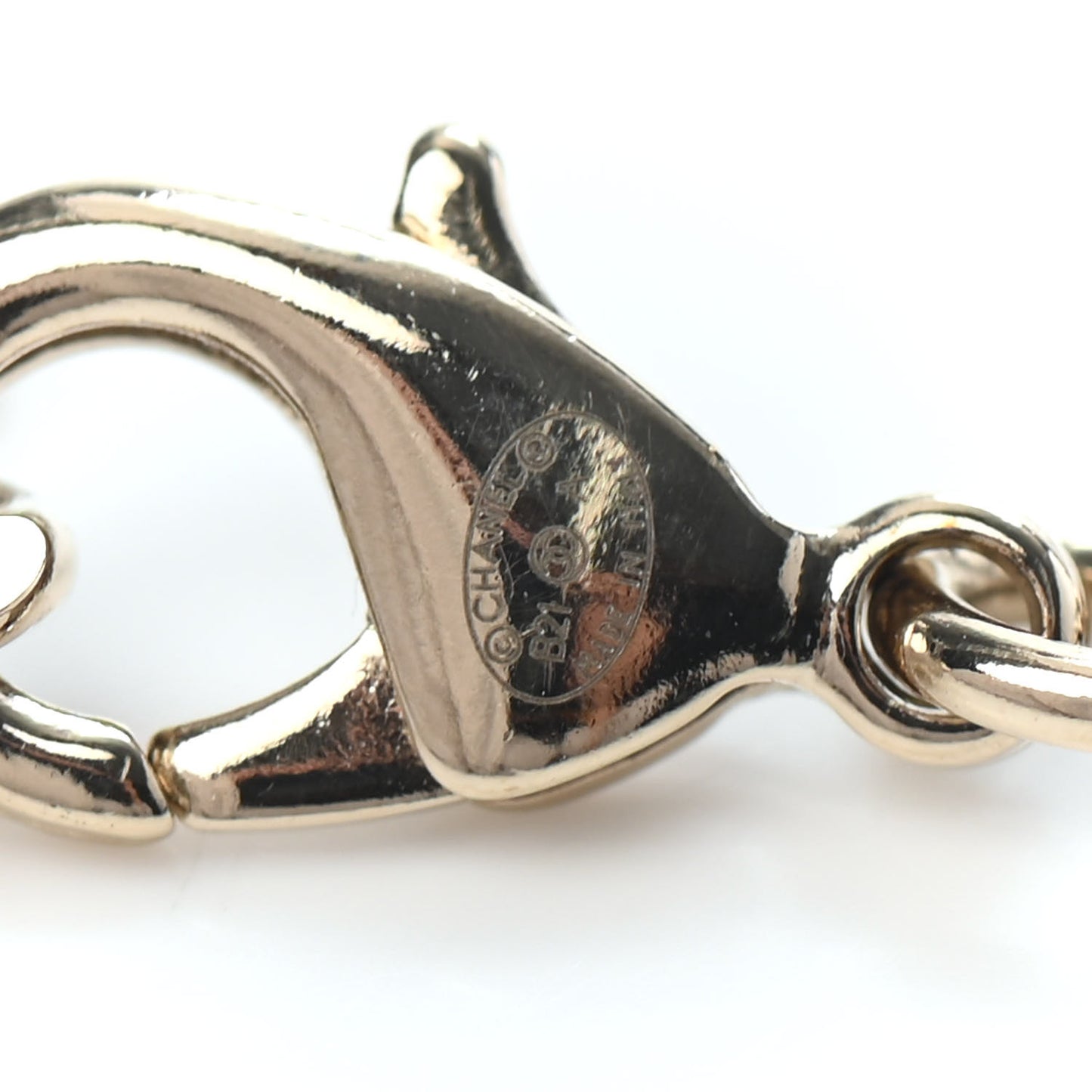 Crystal CC Chain Bracelet Gold Silver