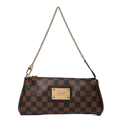 Louis Vuitton Damier Ebene Eva Clutch 1 of 9