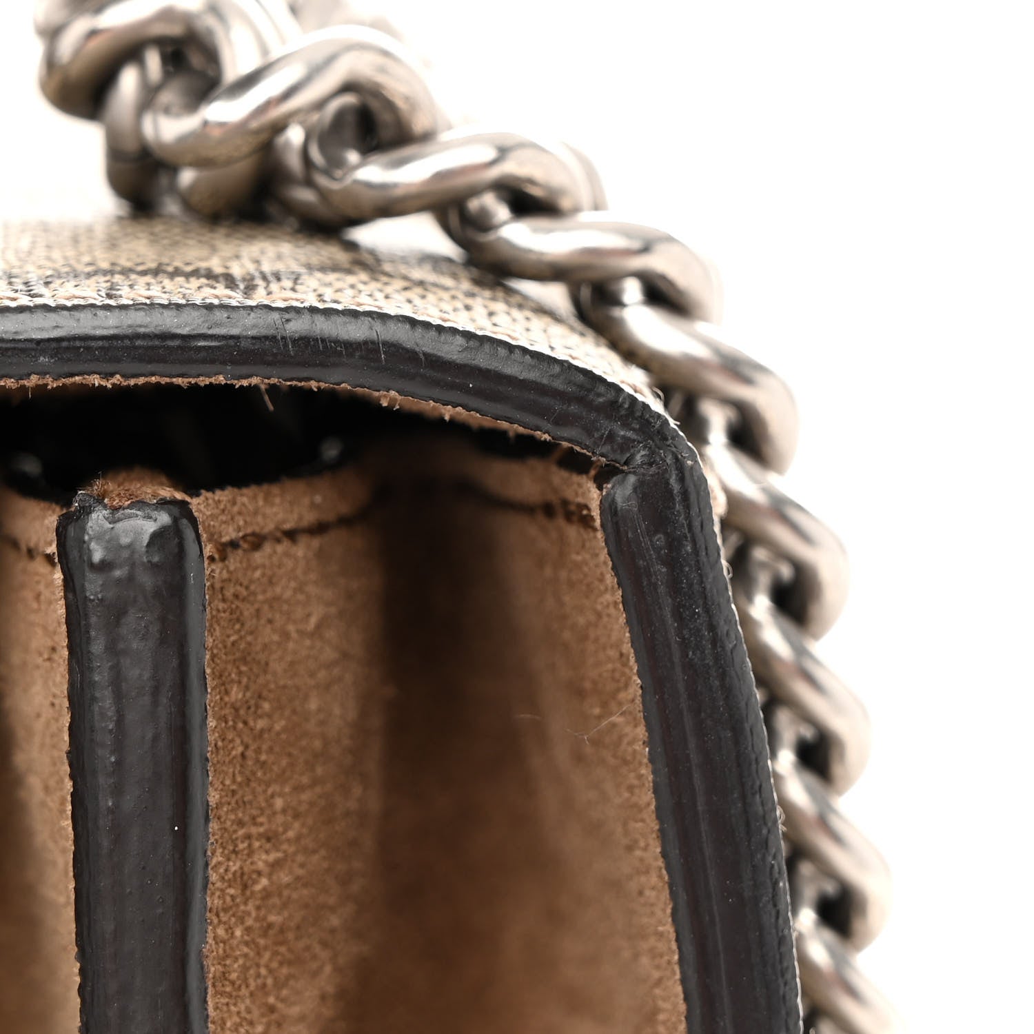 Gucci GG Supreme Monogram Small Dionysus Shoulder Bag Taupe 3 of 13