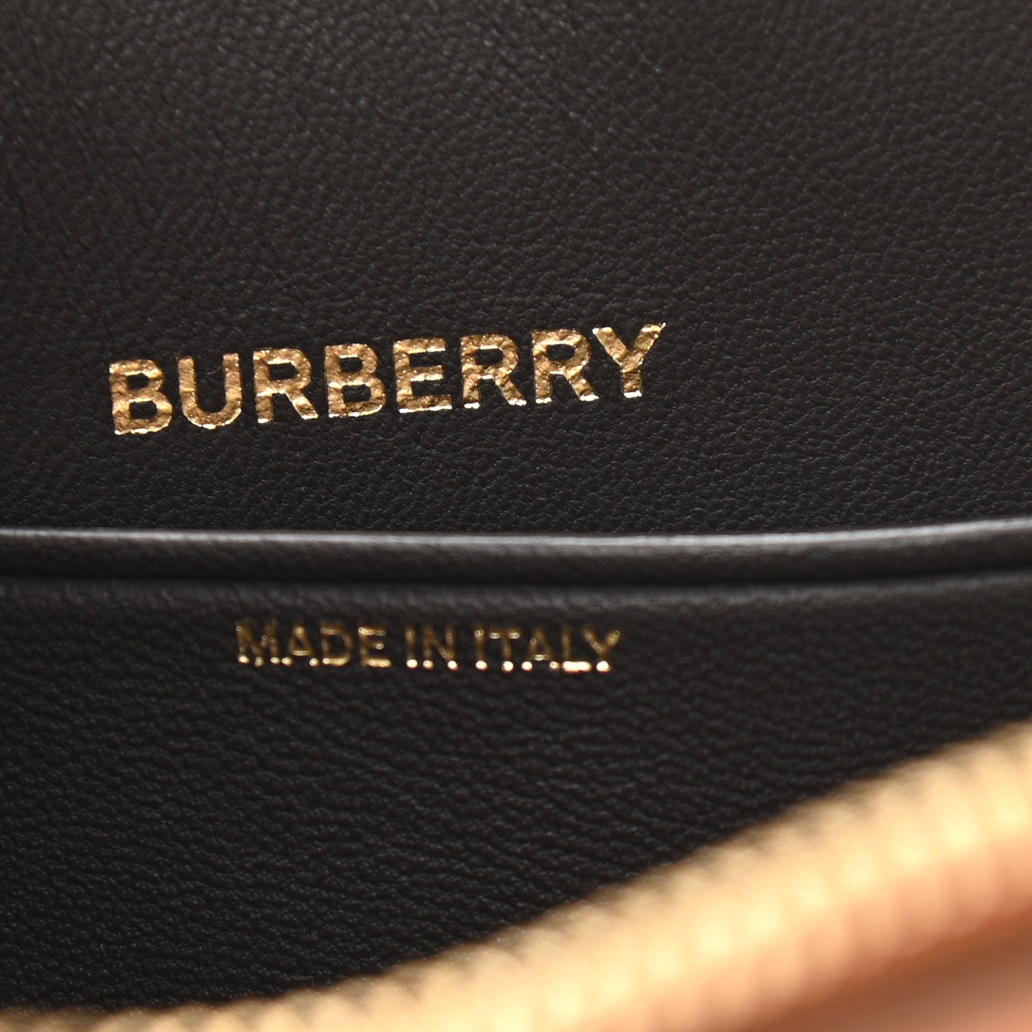 Burberry Calfskin Mini Two-Tone Olympia Shoulder Bag Warm Tan 7 of 10