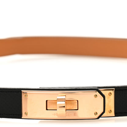 Hermes Epsom Kelly Belt Black 4 of 4