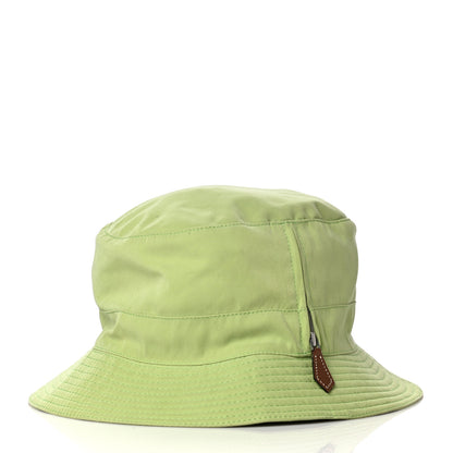 Hermes Polyester Nylon Bucket Hat 57 Green 2 of 6