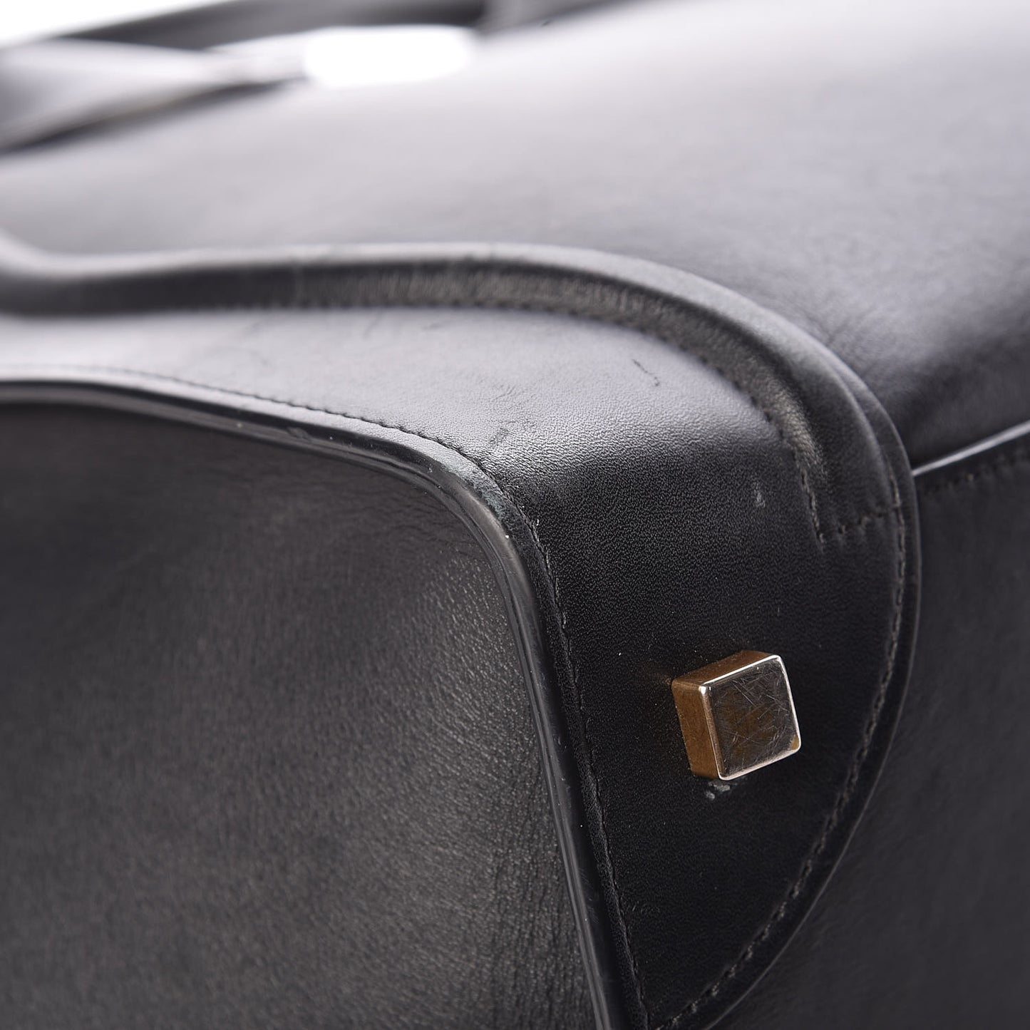 Smooth Calfskin Mini Luggage Black