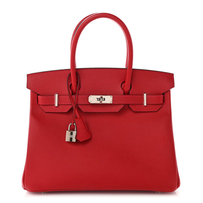 Hermes Epsom BIRKIN 30 Rouge Casaque 1 of 11