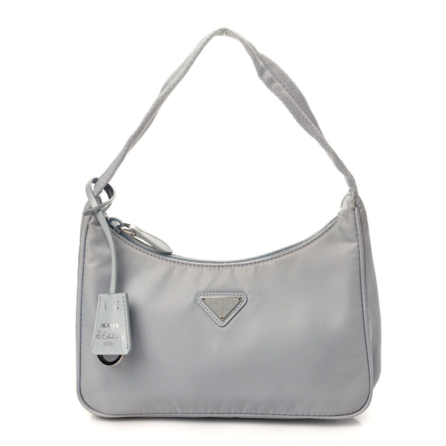 Tessuto Nylon Mini Re-Edition 2000 Bag Fiordaliso