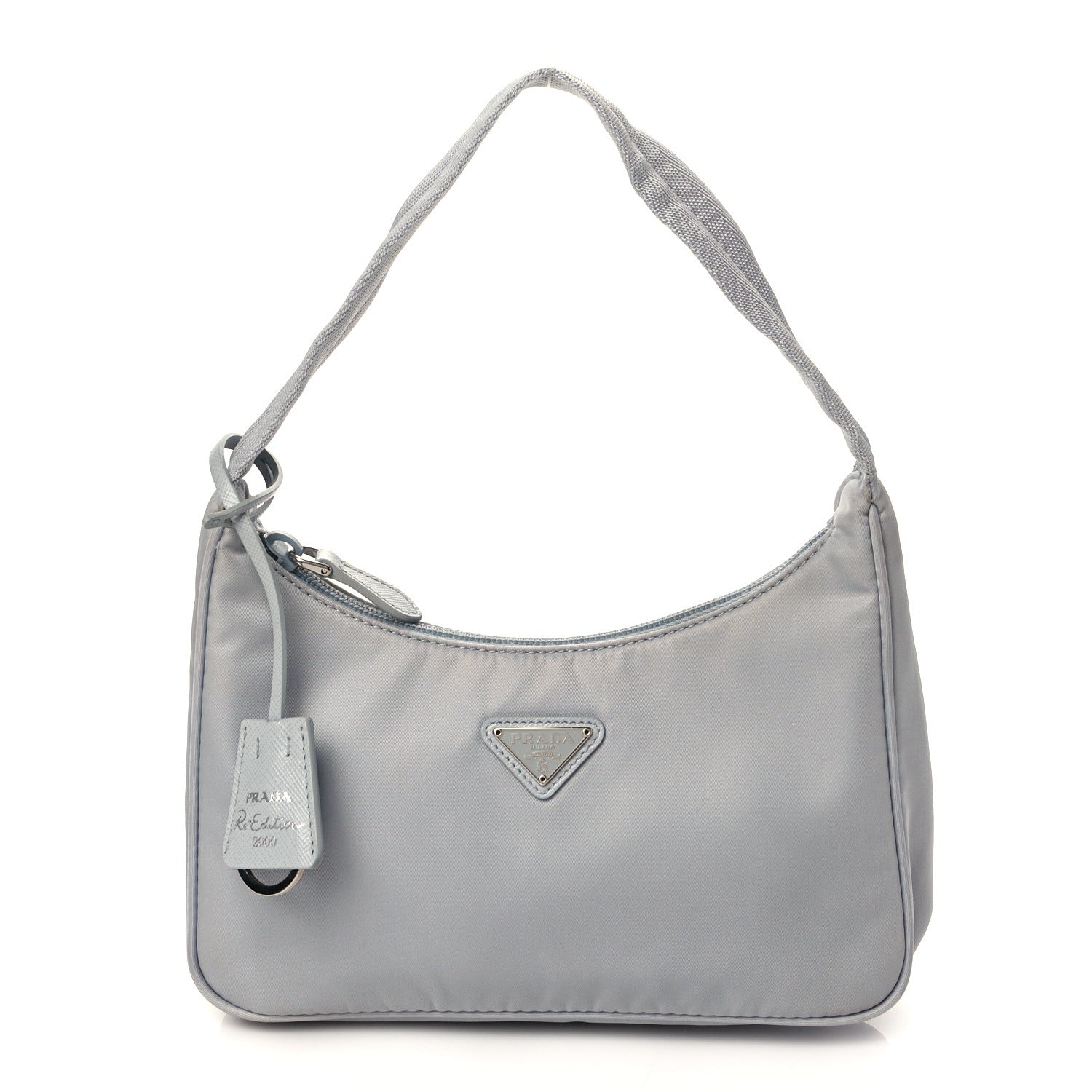 Prada Tessuto Nylon Mini Re-Edition 2000 Bag Fiordaliso 1 of 10
