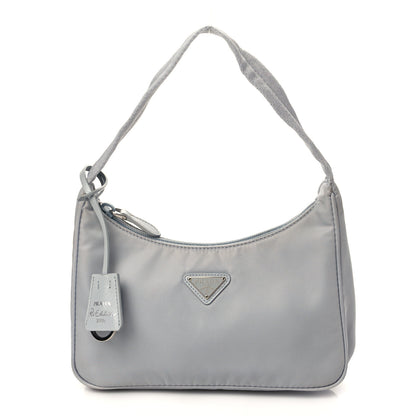 Prada Tessuto Nylon Mini Re-Edition 2000 Bag Fiordaliso 1 of 10