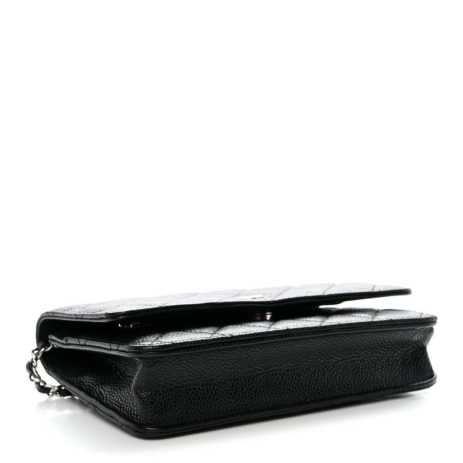 Chanel Caviar Quilted Wallet On Chain WOC Black 4 of 12
