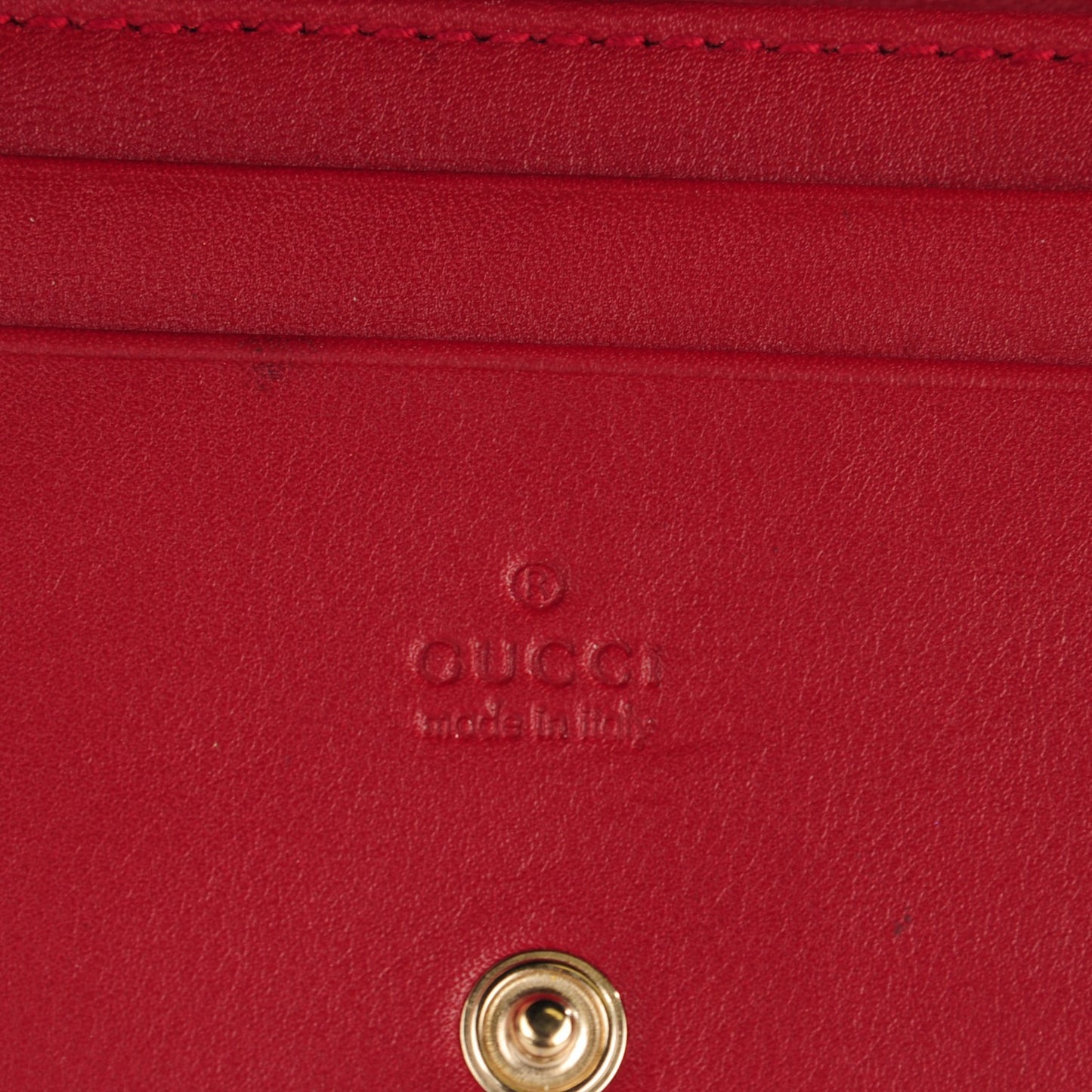 Microguccissima Card Case Red