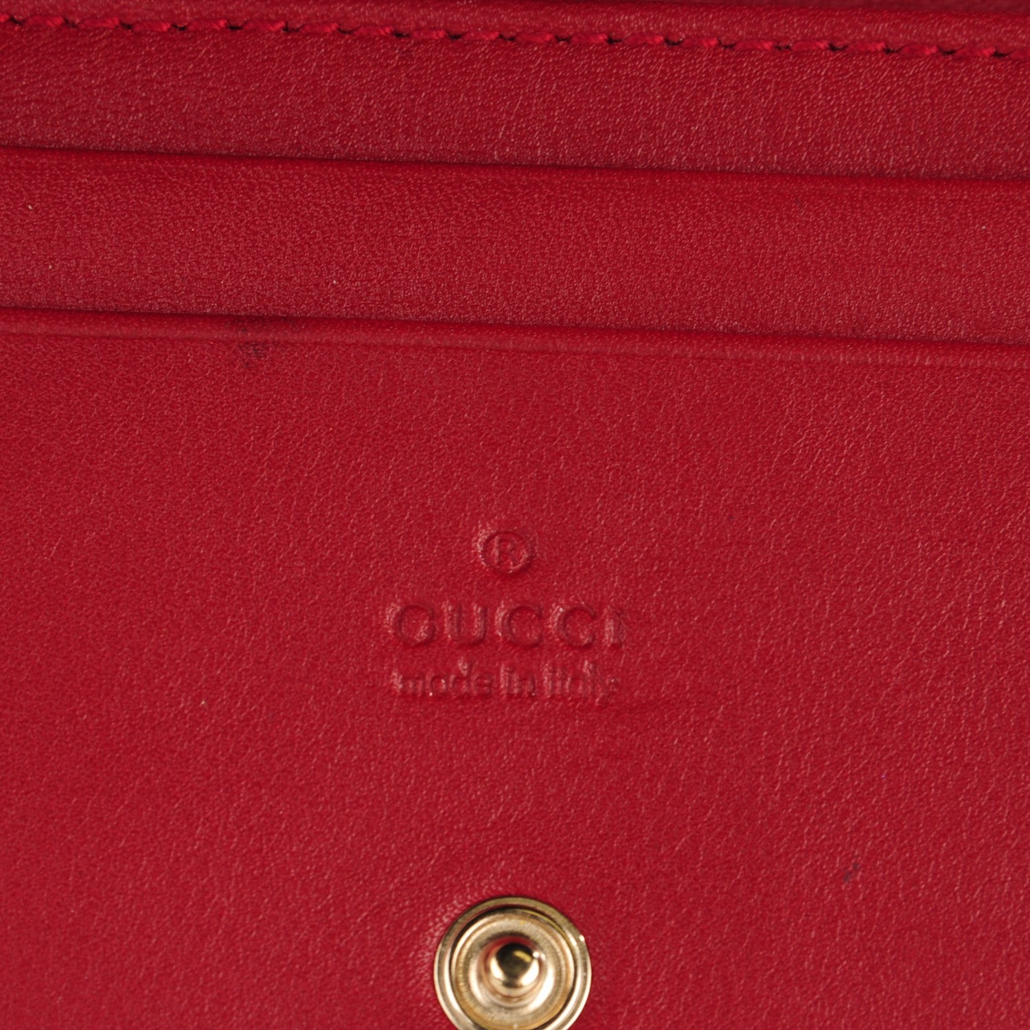 Gucci Microguccissima Card Case Red 6 of 7