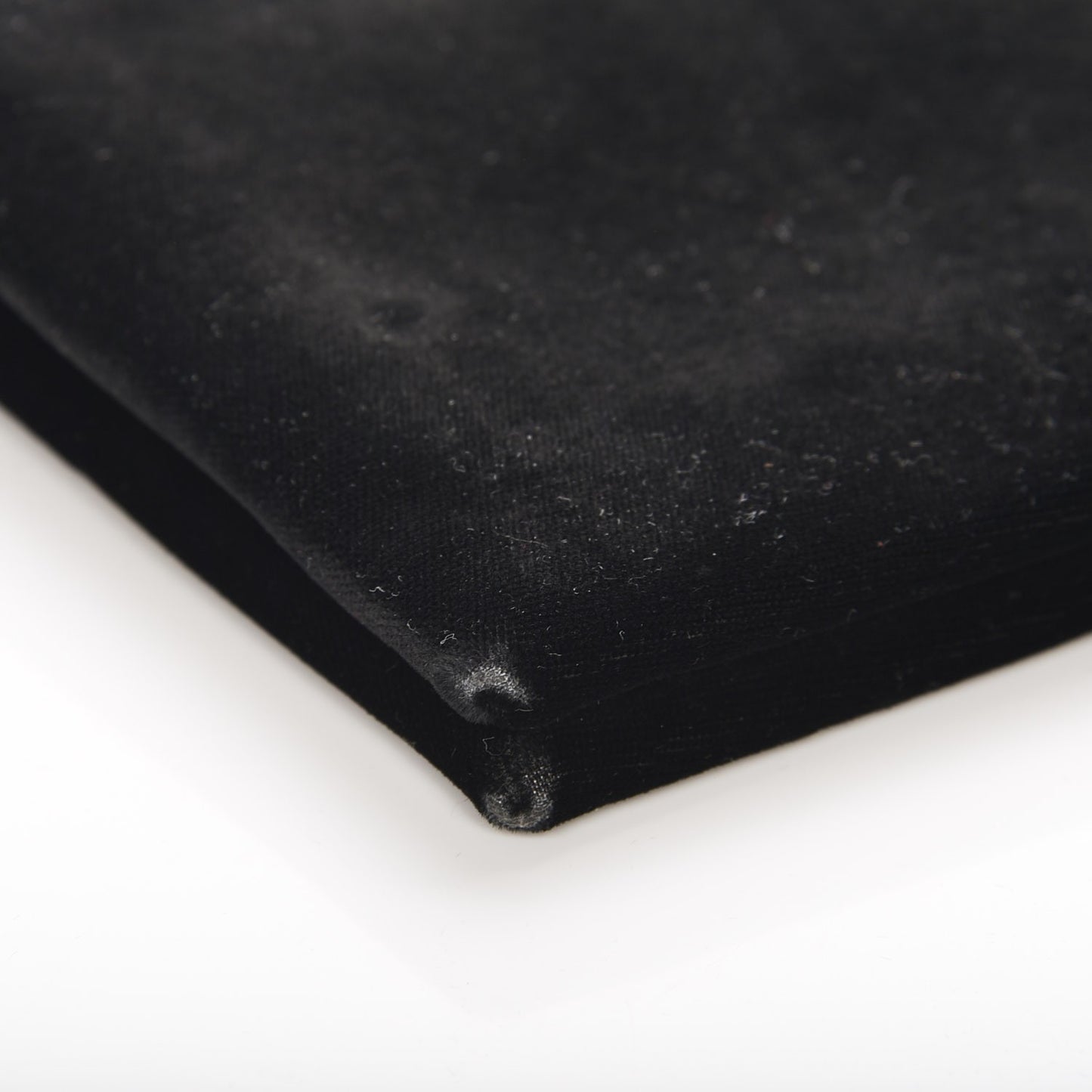Velvet Flat Clutch Black