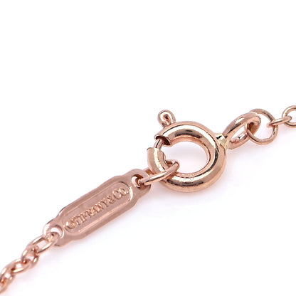 Tiffany 18K Rose Gold Diamond Atlas Pierced Bracelet 4 of 6
