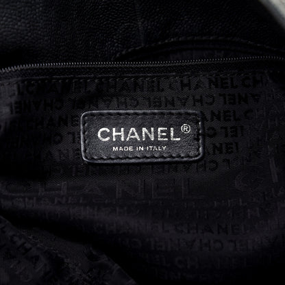Chanel Distressed Caviar XL Coco Cabas Black 8 of 9