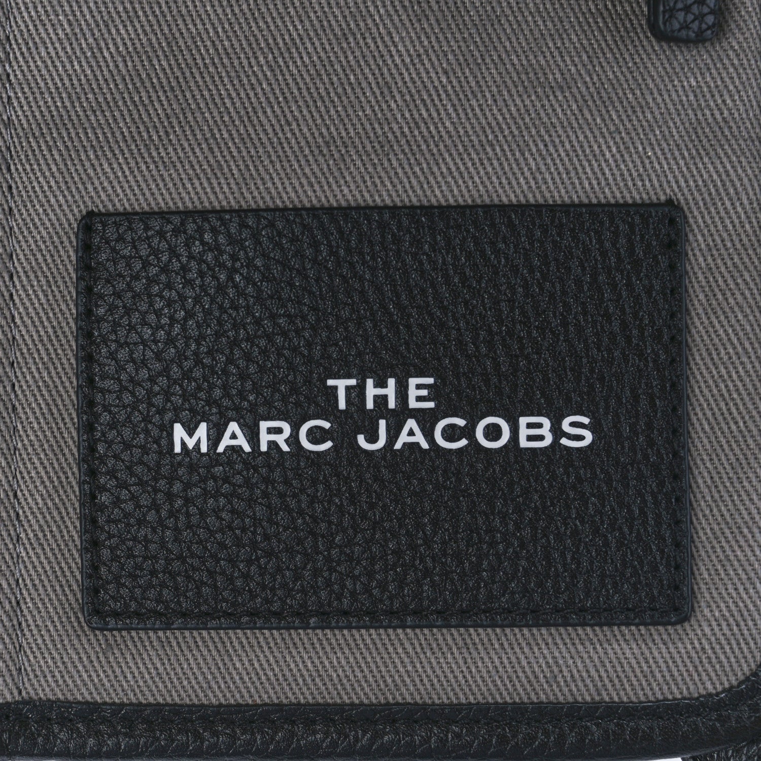 Marc Jacobs Grained Calfskin Large The Tote Bag Black 7 of 13