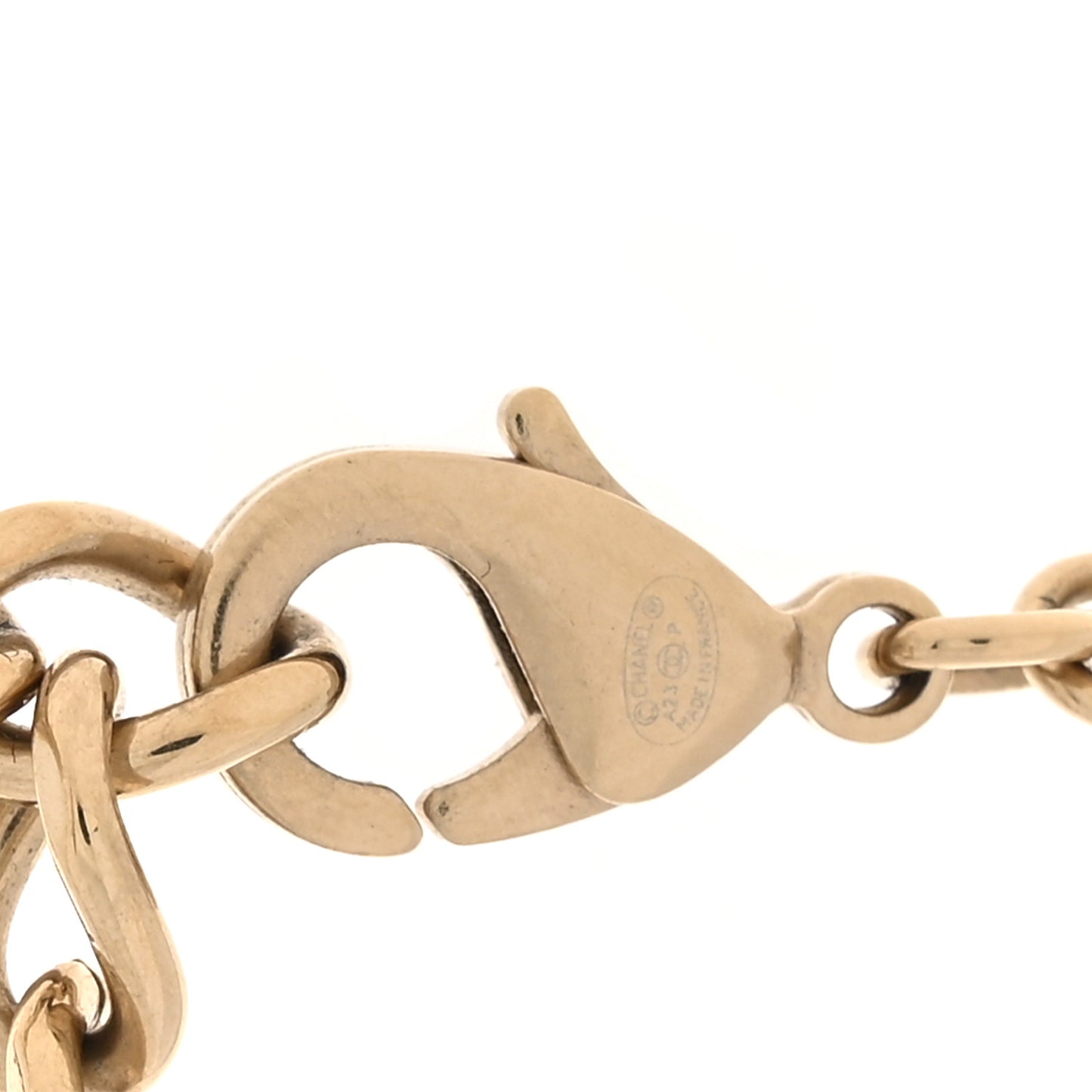 Crystal CC Necklace Gold