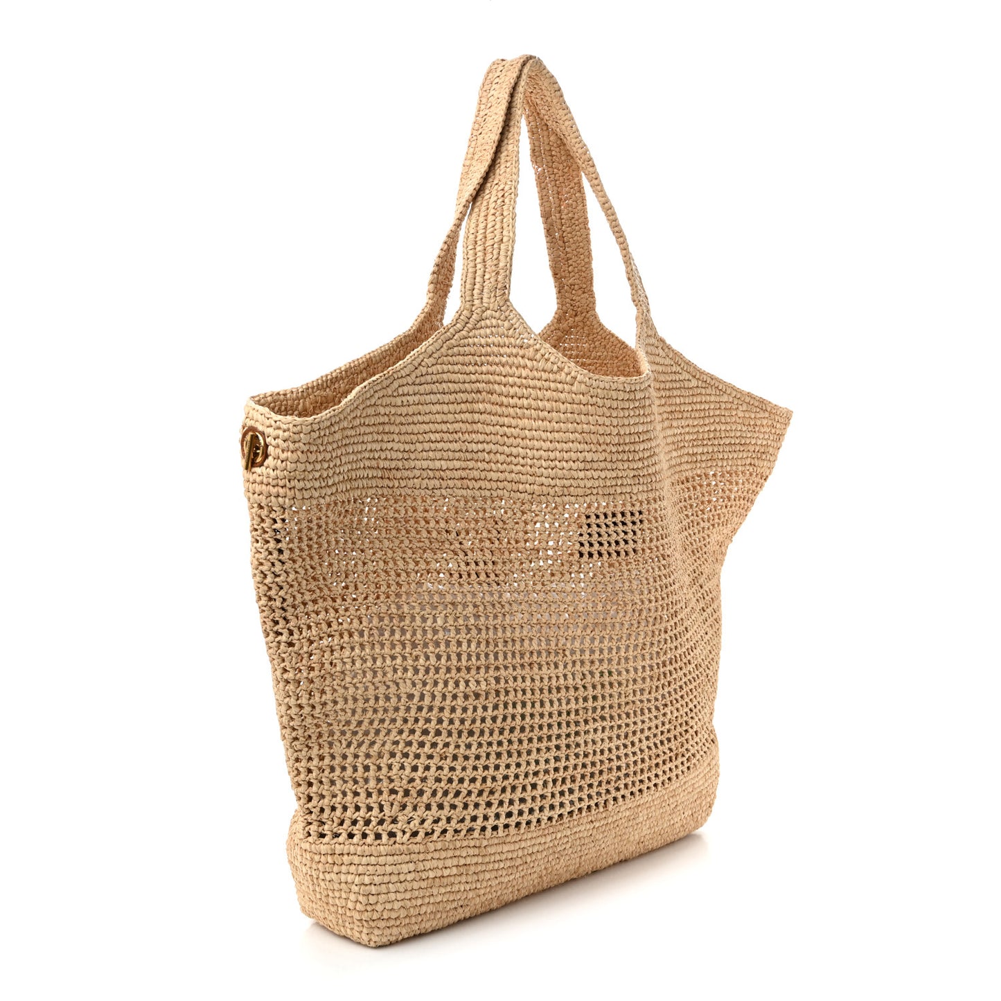 Raffia Icare Shopping Tote Natural