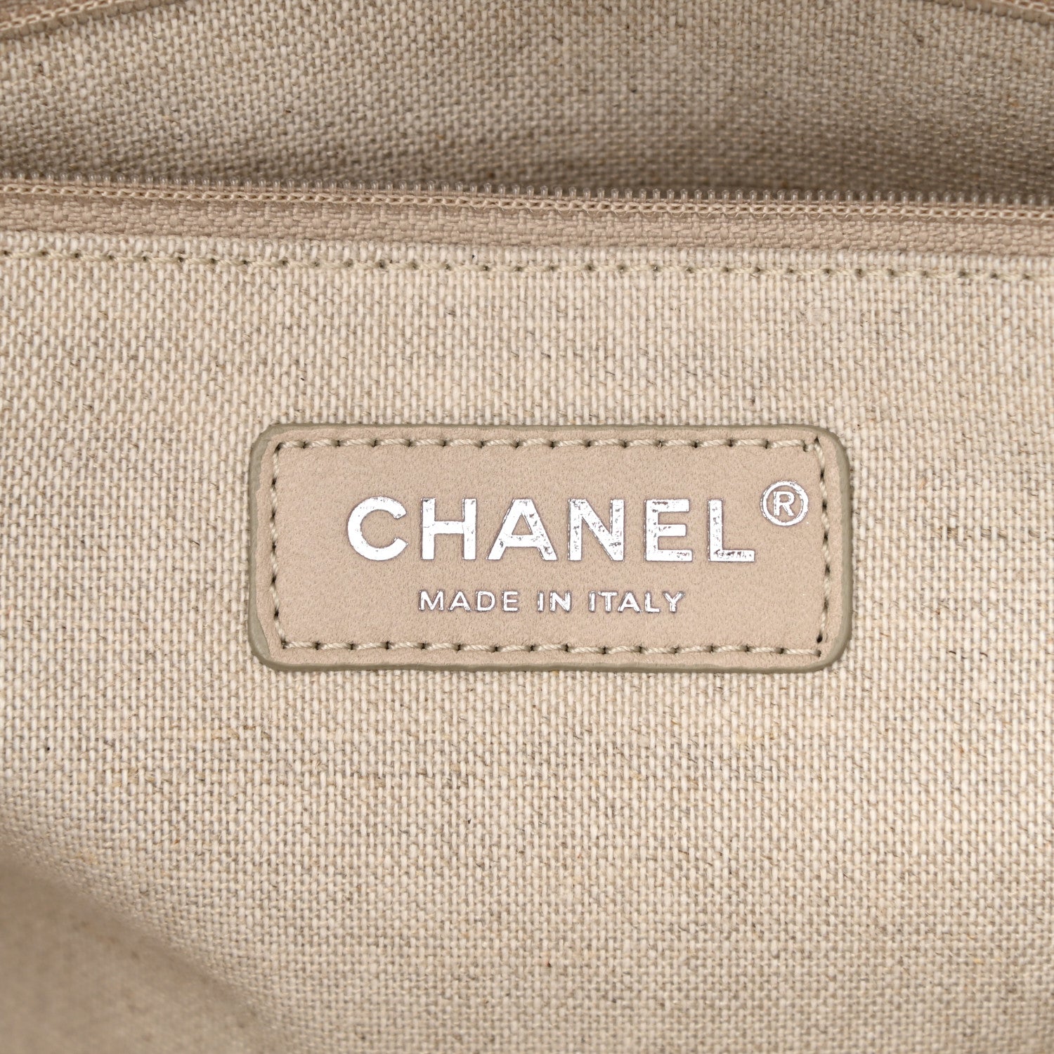 Chanel Mixed Fibers Small Deauville Tote Light Blue 8 of 10