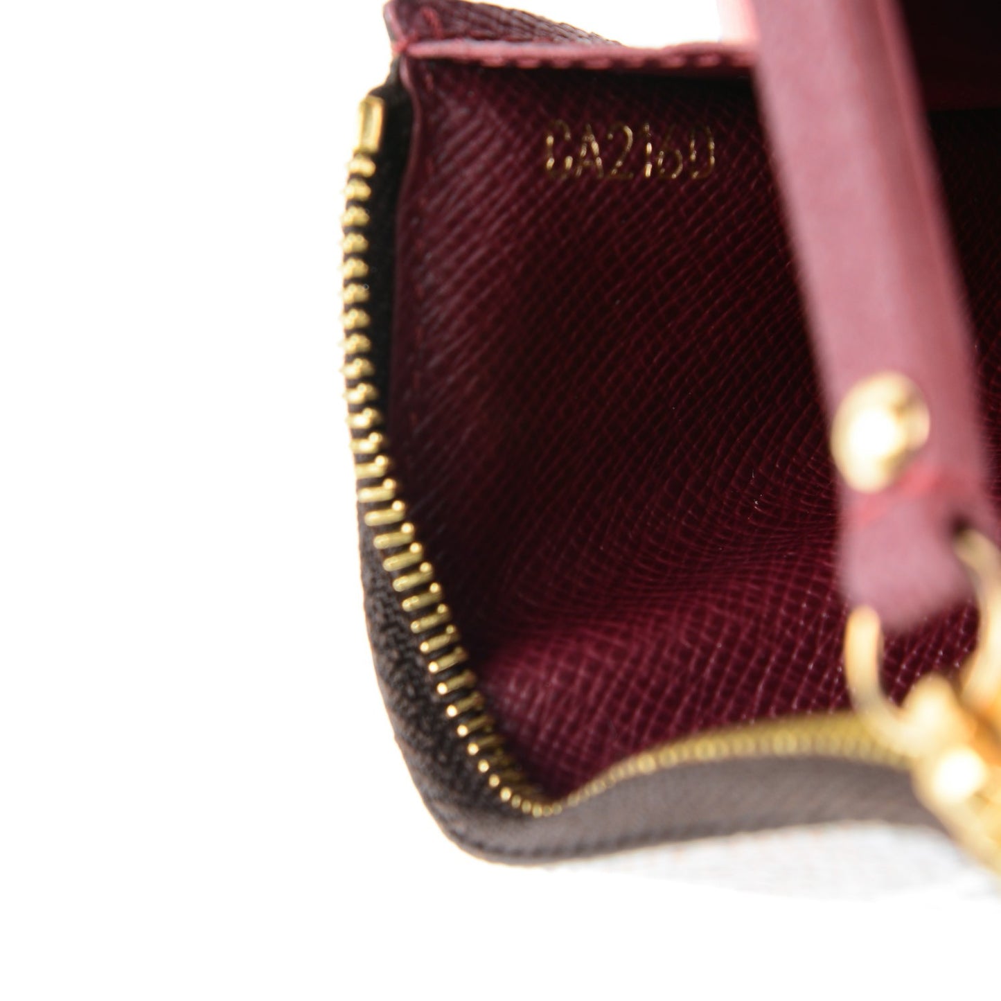 Damier Ebene Scribe Affiche Key Pouch