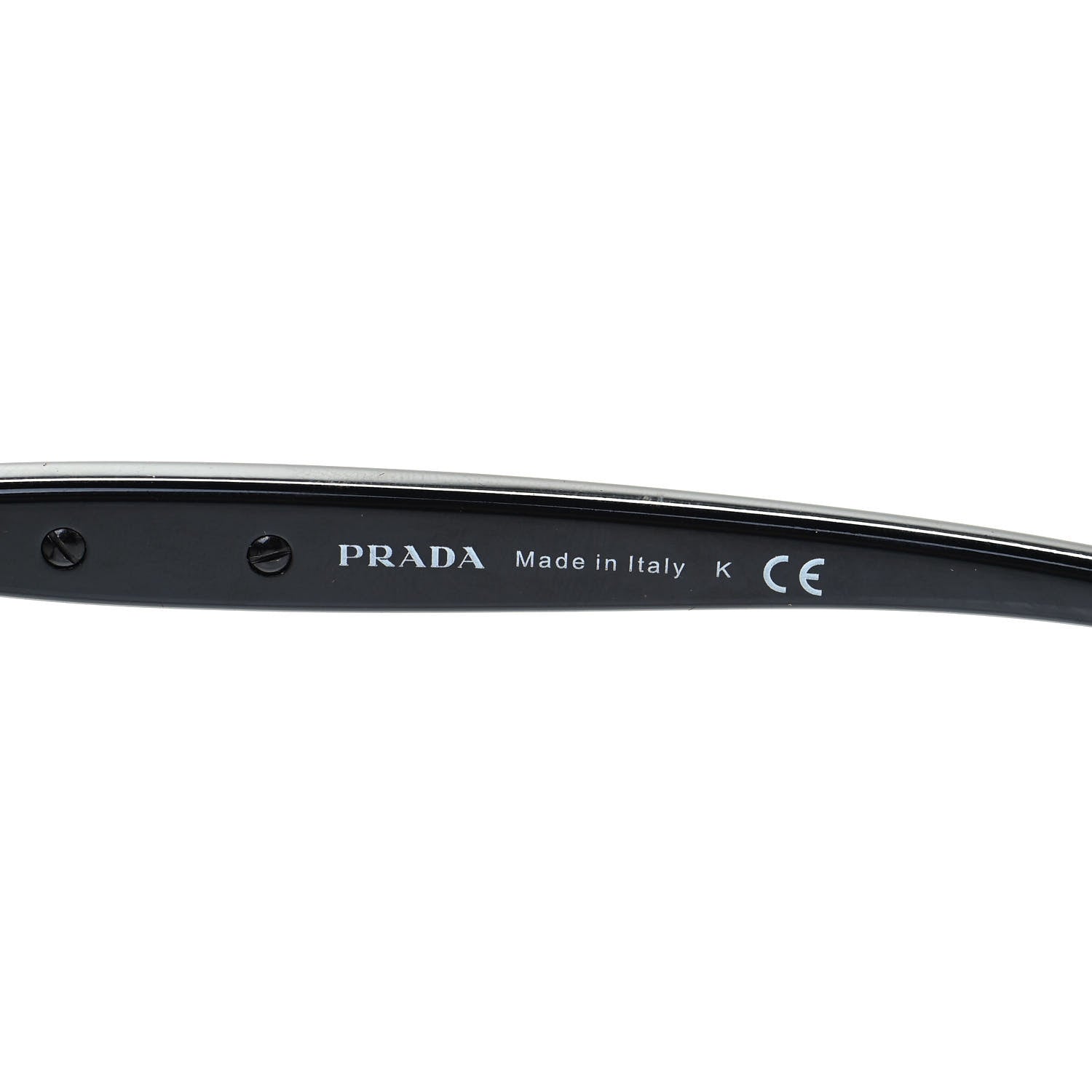 Prada Square Sunglasses SPR 08O Black 11 of 15