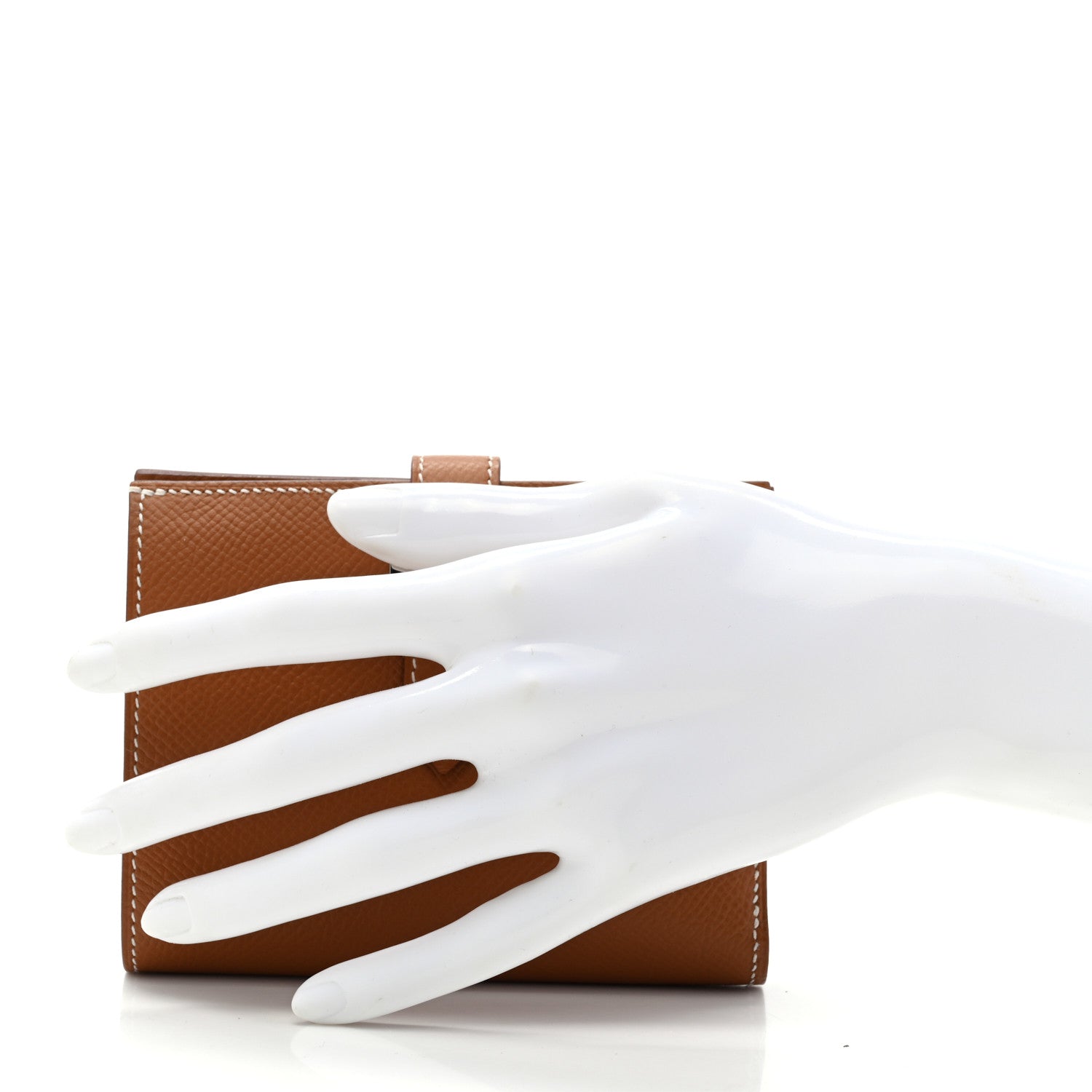 Hermes Epsom Bearn Compact Wallet Gold 2 of 7