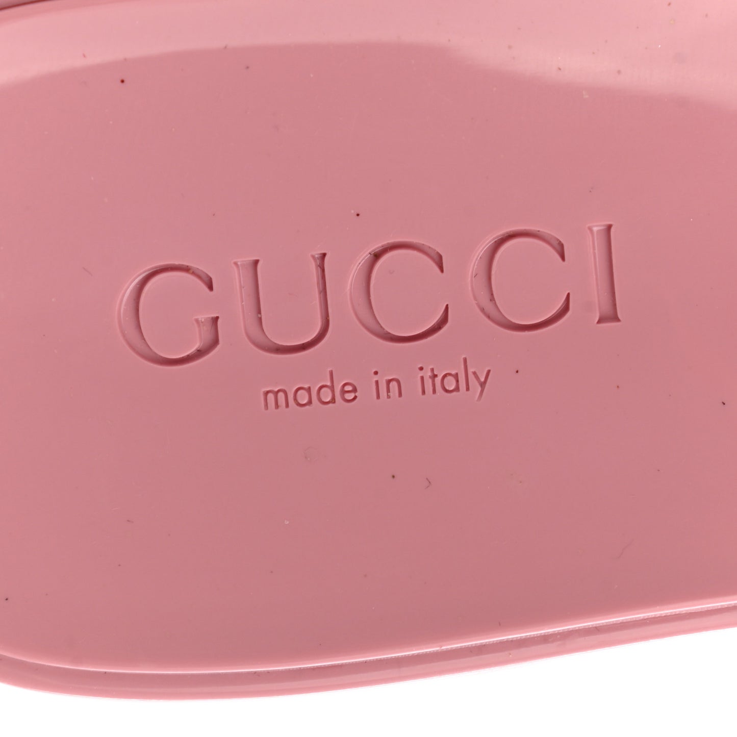 Rubber Gucci Logo Womens Platform 20/60mm Slide Sandals 40 Wild Rose