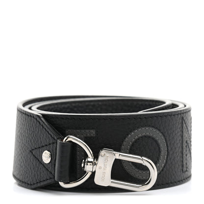 Louis Vuitton Taurillon Bandouliere Shoulder Strap Black 1 of 6