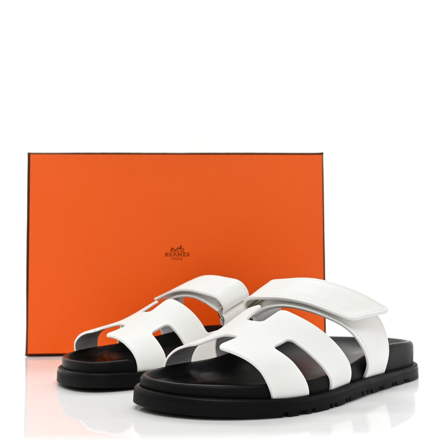 Calfskin Womens Chypre Sandals 37.5 White