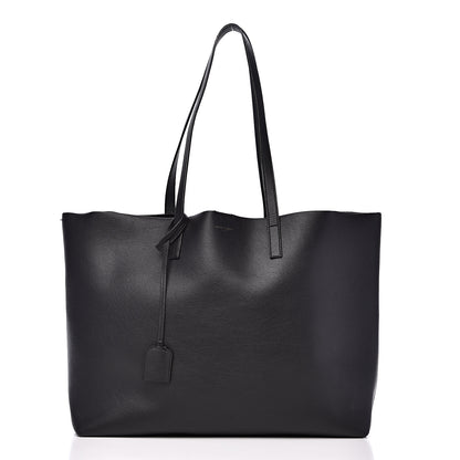 Saint Laurent Calfskin Large Shopping Tote Black 2 of 14