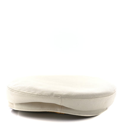 Hermes Cotton Womens Vauban Cap 58 Ecru 5 of 9