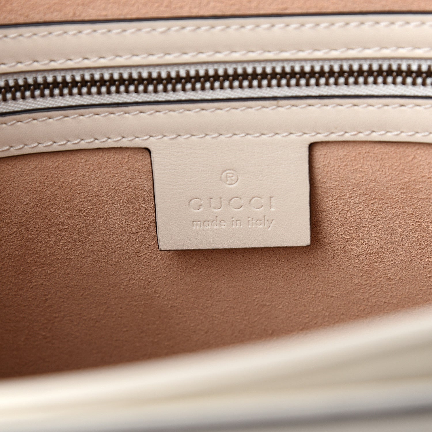 Gucci Calfskin Small Queen Margaret Top Handle Bag Mystic White 5 of 10