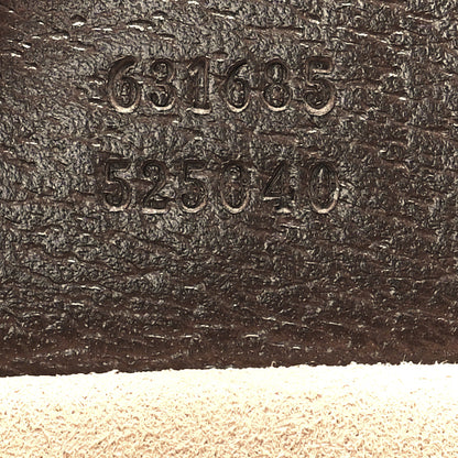 Gucci GG Supreme Monogram Textured Calfskin Web Medium Ophidia Shopping Tote Beige Ebony New Acero 7 of 12