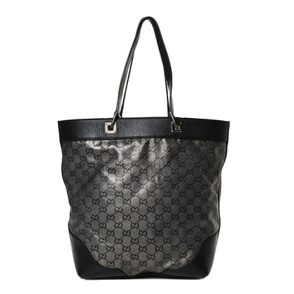 Gucci Crystal Monogram Bucket Tote Black 1 of 19