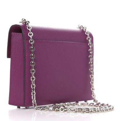 Hermes Chevre Chamkila Mini Verrou Chaine Bag Anemone 3 of 12