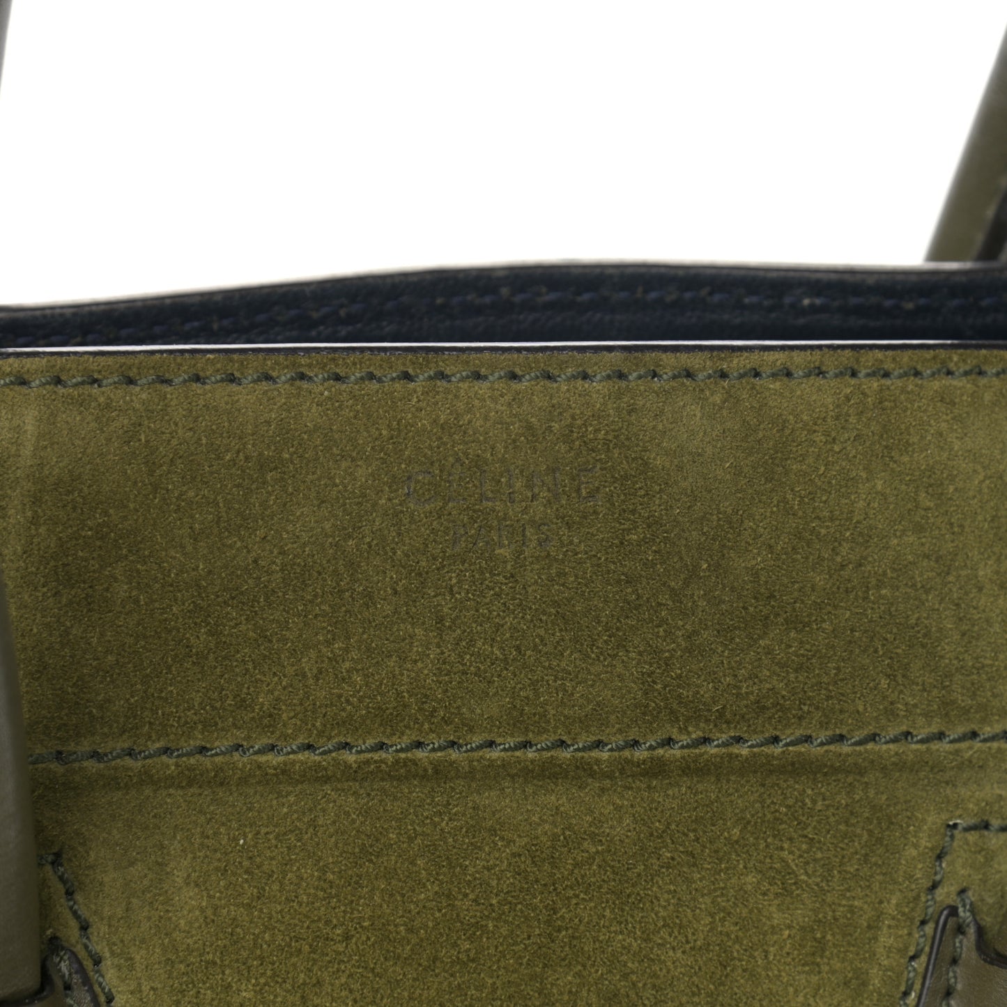 Suede Medium Phantom Luggage Olive