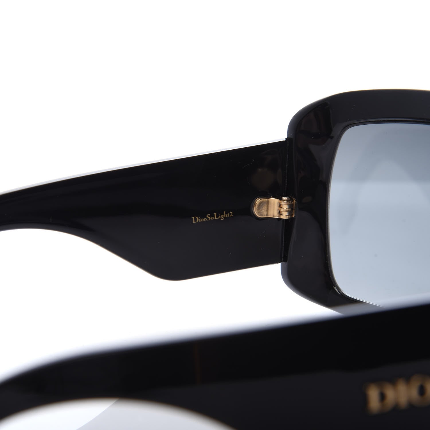 Christian Dior Acetate DiorSo Light 2 Shield Sunglasses Black 6 of 7