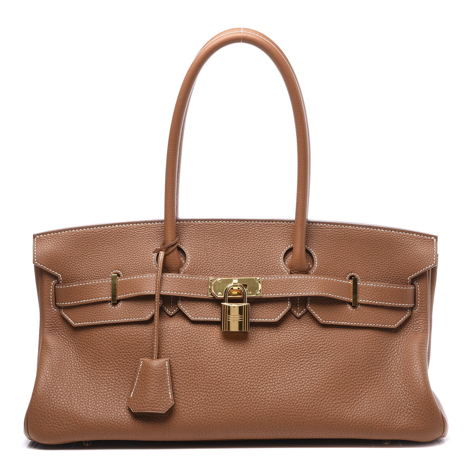 Hermes Togo JPG Shoulder Birkin II 42 Gold 1 of 13