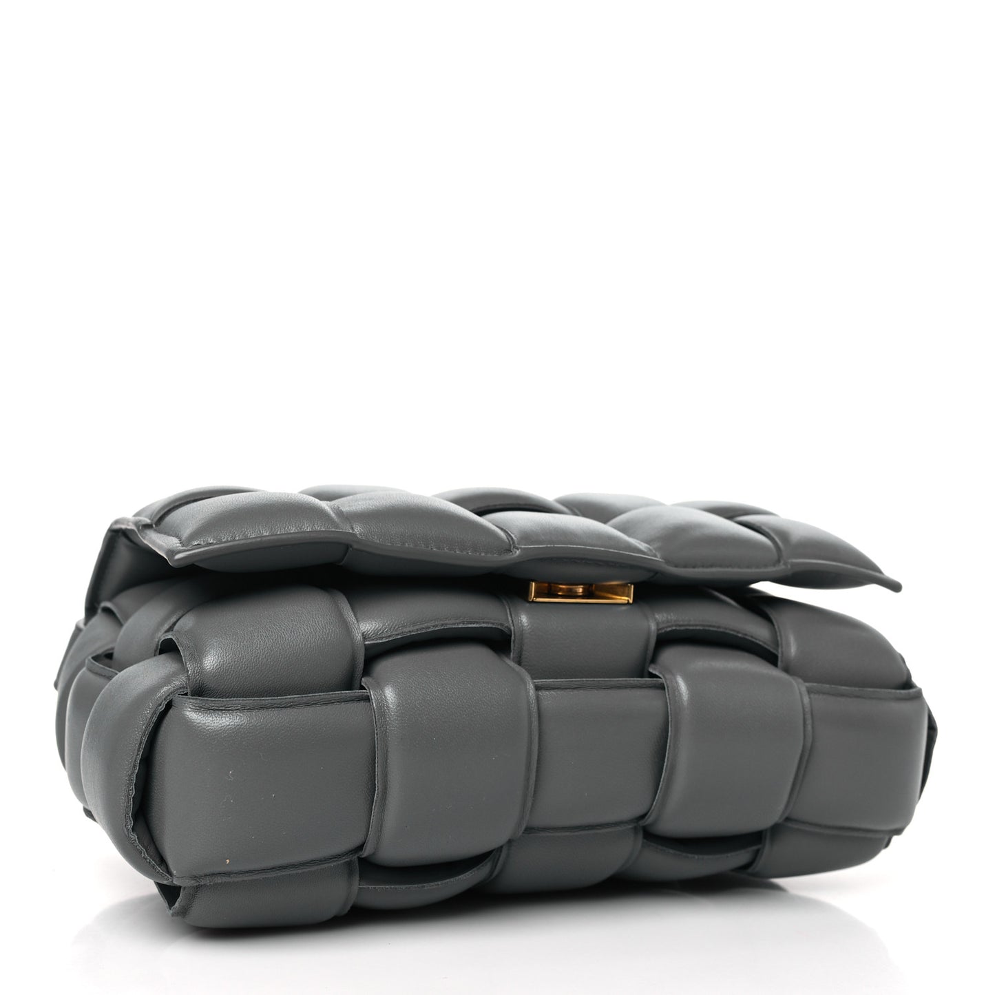 Nappa Maxi Intrecciato Padded Cassette Crossbody Bag Thunder